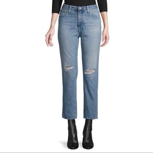 AG the isabelle straight crop jean 31R - Picture 1 of 9
